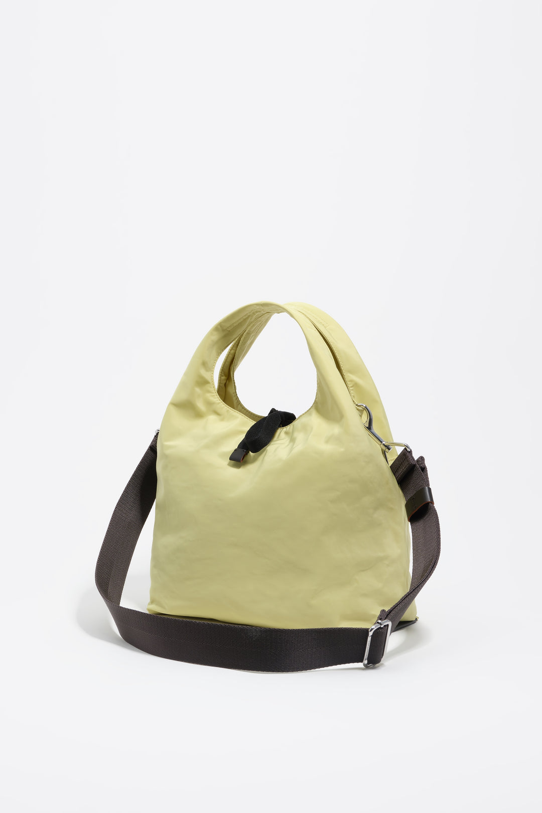 Medium pale lime nylon Paper bag