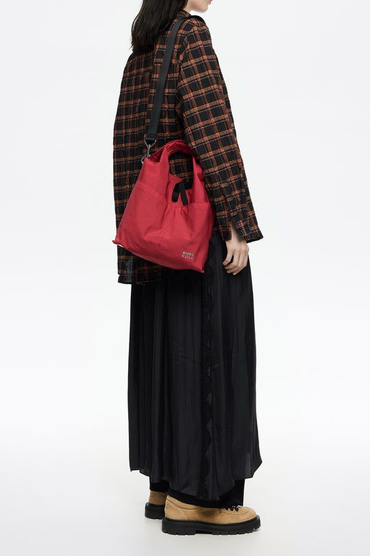 Medium red nylon Paper bag