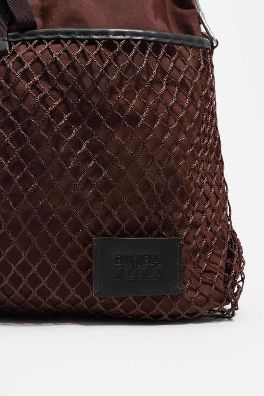 Large chocolate nylon Paper bag