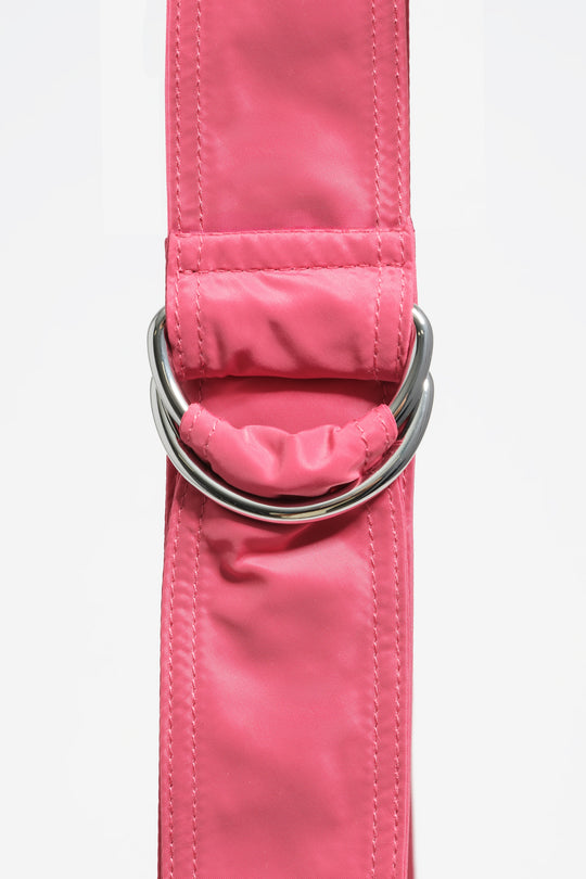 Small dark pink Moon bag
