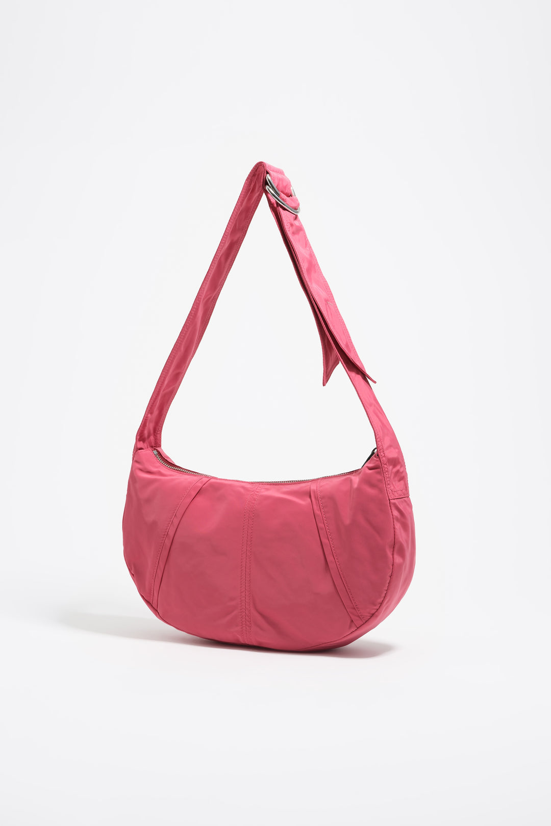 Small dark pink Moon bag
