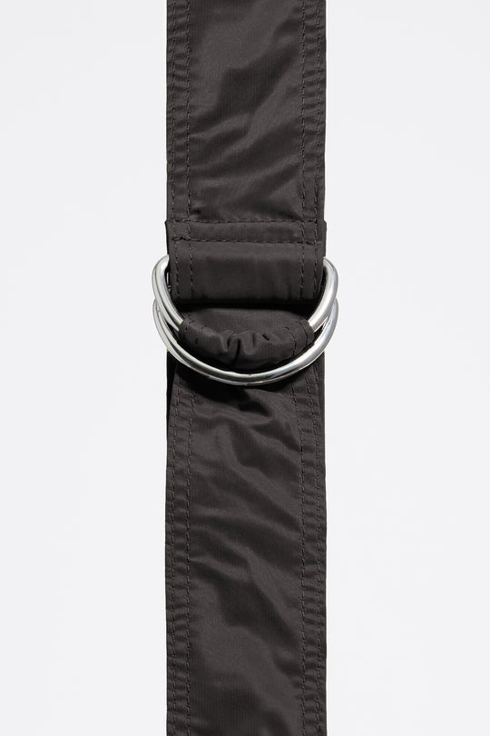 Large charcoal Moon bag