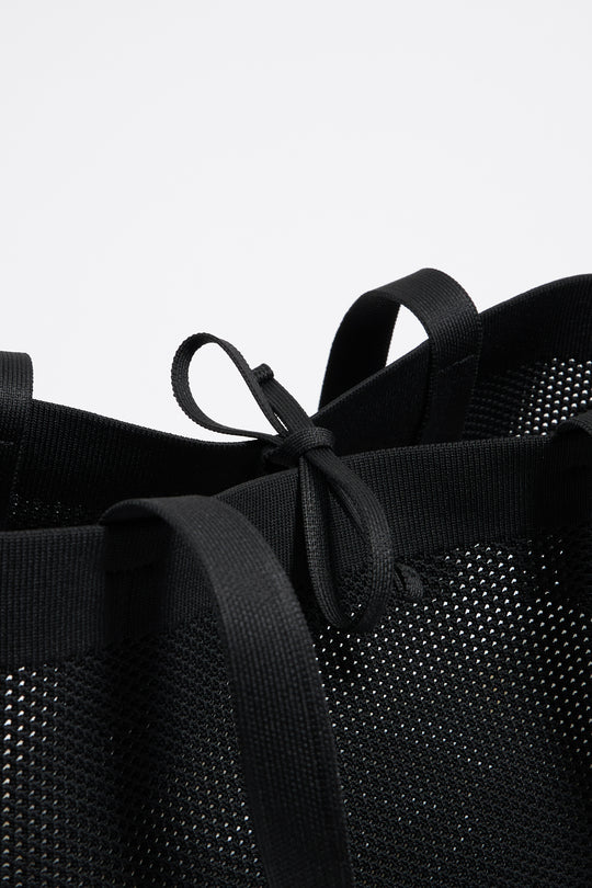 Medium black Flyknit shopper bag