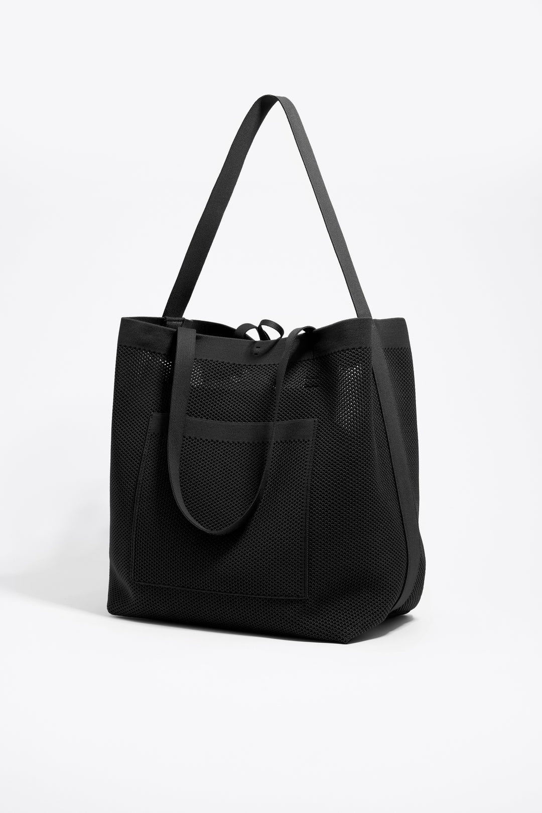 Large black Flyknit shopper bag
