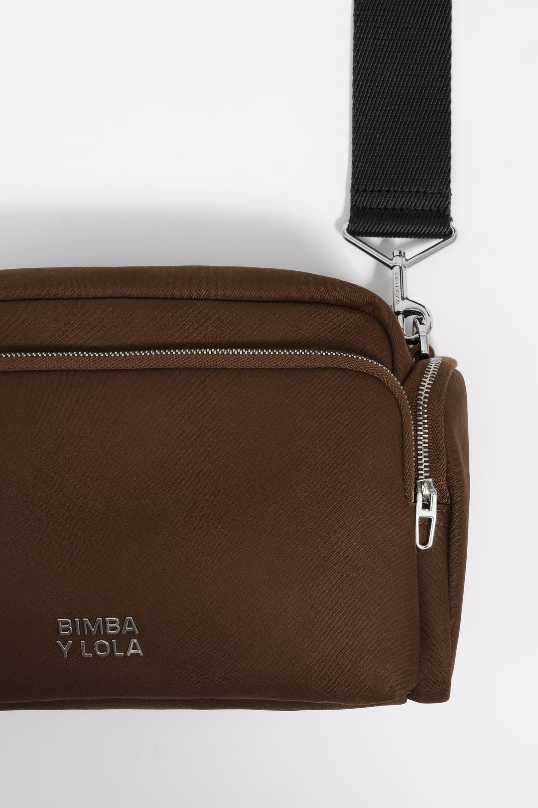 Medium dark khaki nylon Pocket crossbody bag