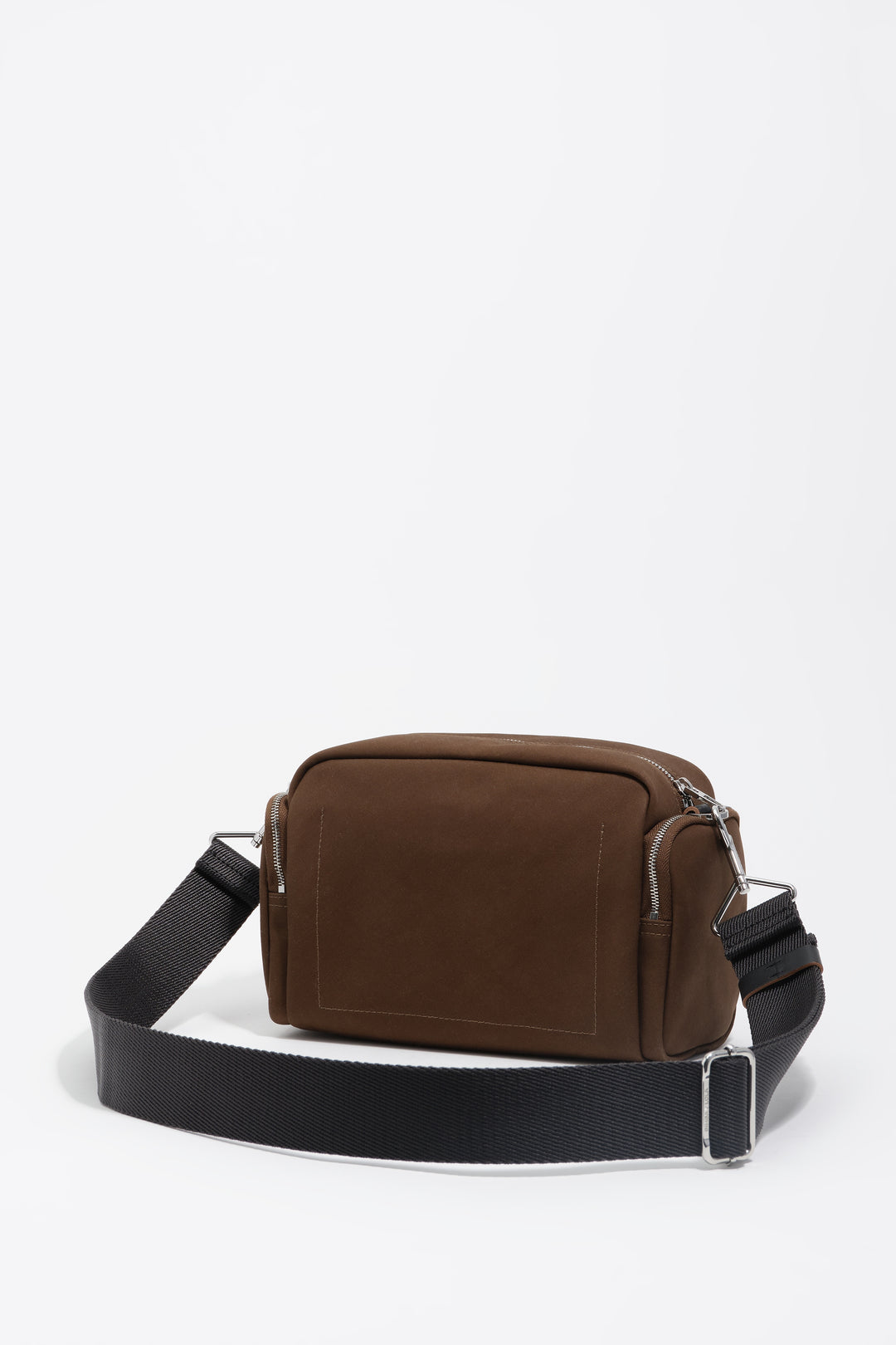 Medium dark khaki nylon Pocket crossbody bag