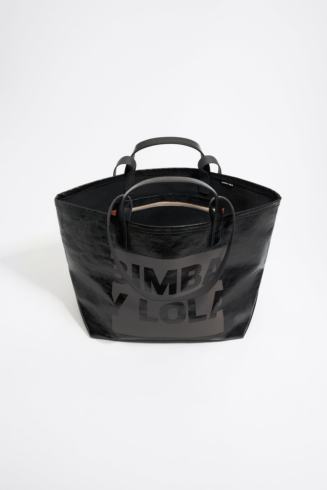 Black big shopper bag