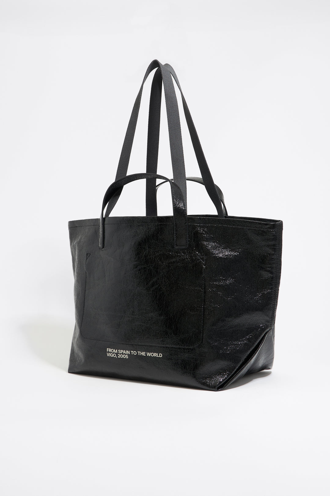 Black big shopper bag