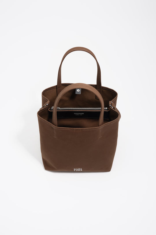 Large dark khaki nylon Chihuahua bag