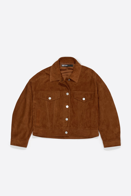 Caramel leather jacket