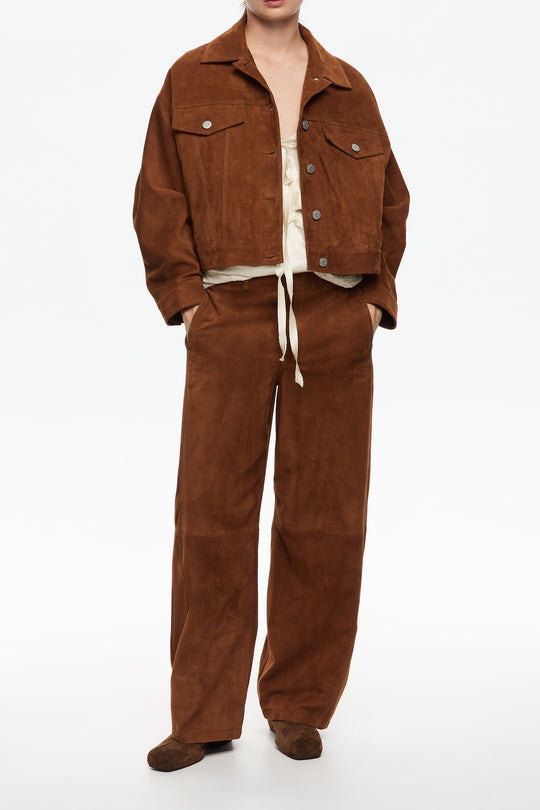Caramel leather jacket