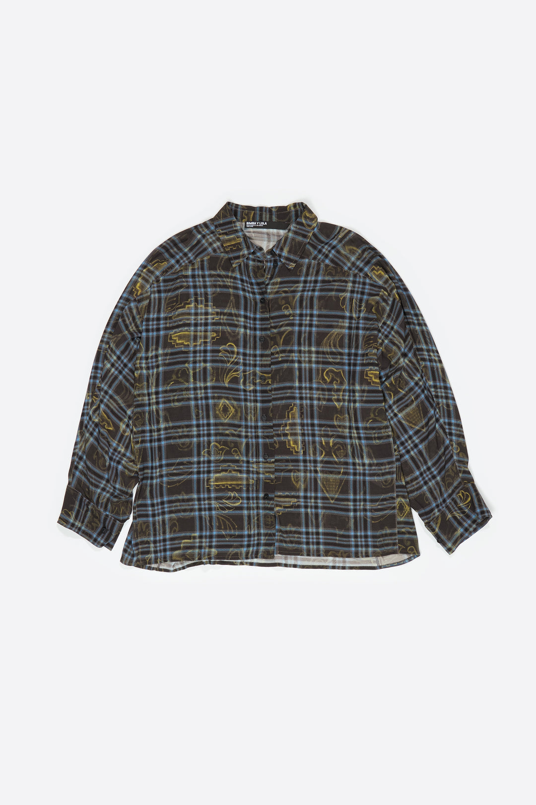 Oversize blue Ikatmix shirt