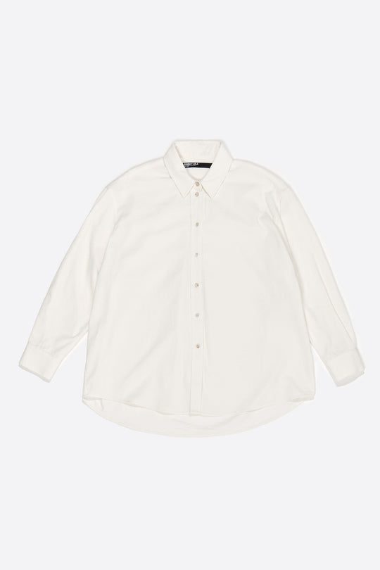 Ivory textured cotton shirt
