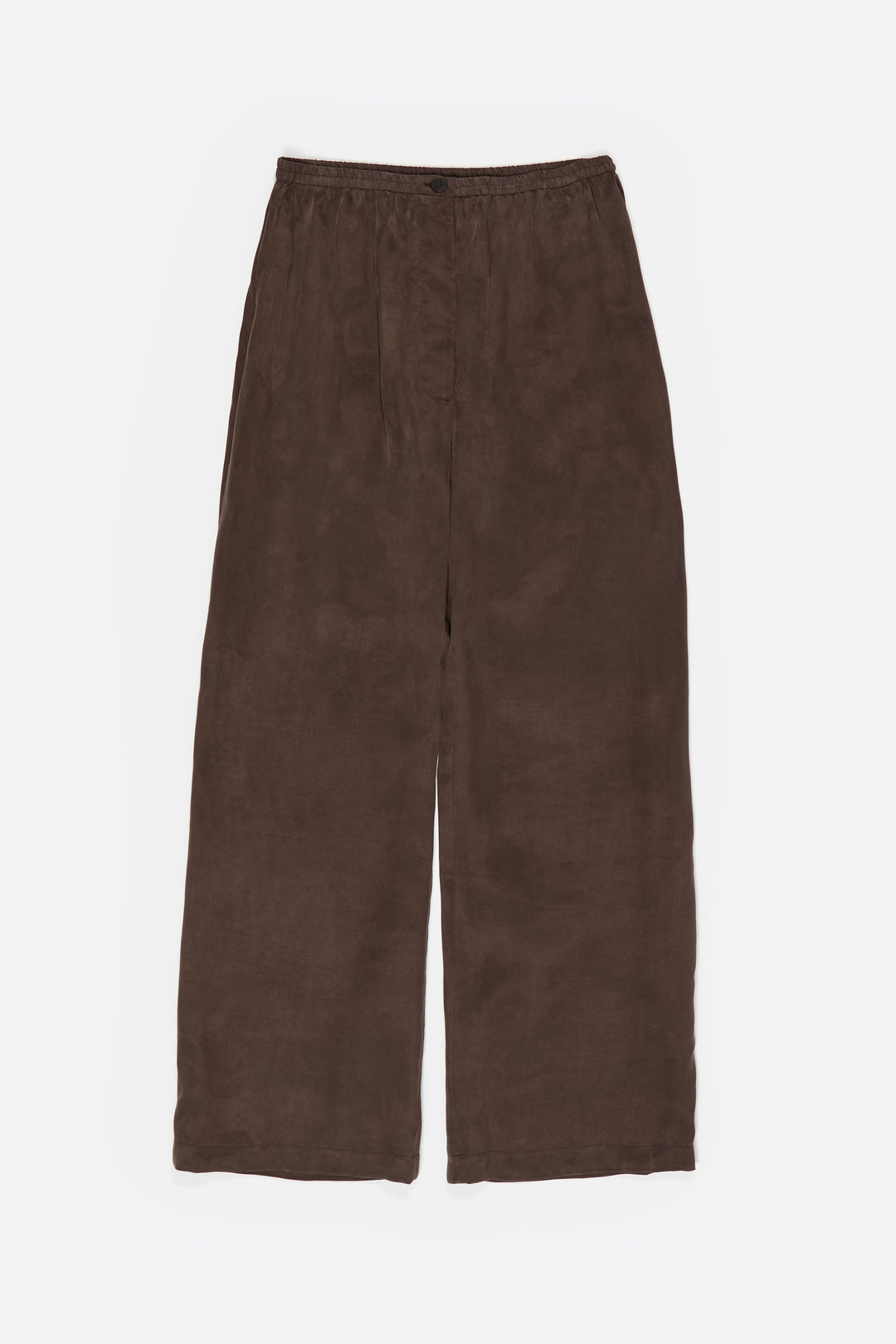 Washed brown jogger trousers