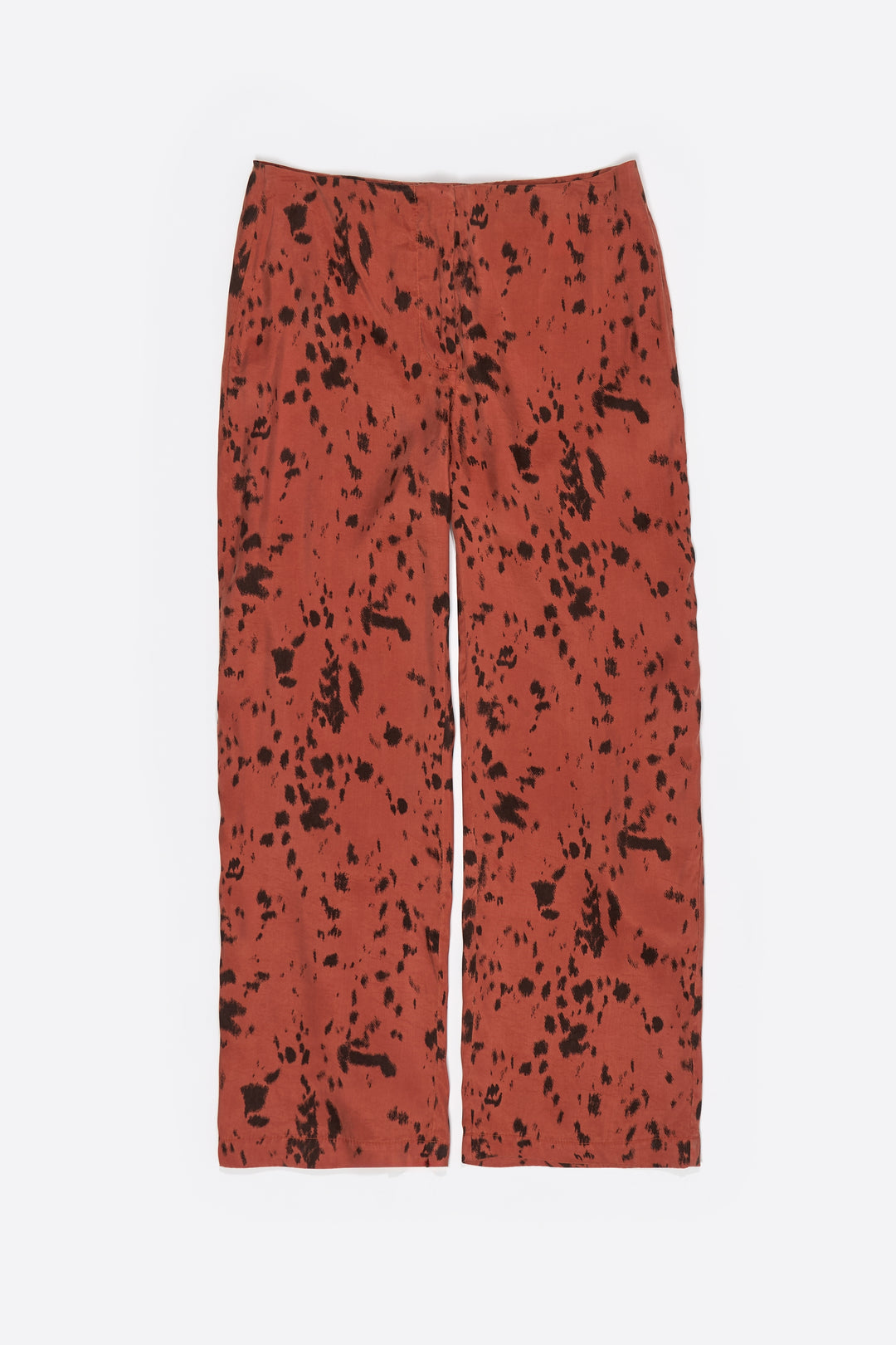 Brown Lynx straight leg trousers