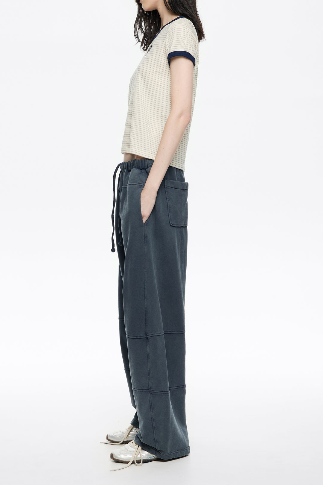 Grey-blue joggers