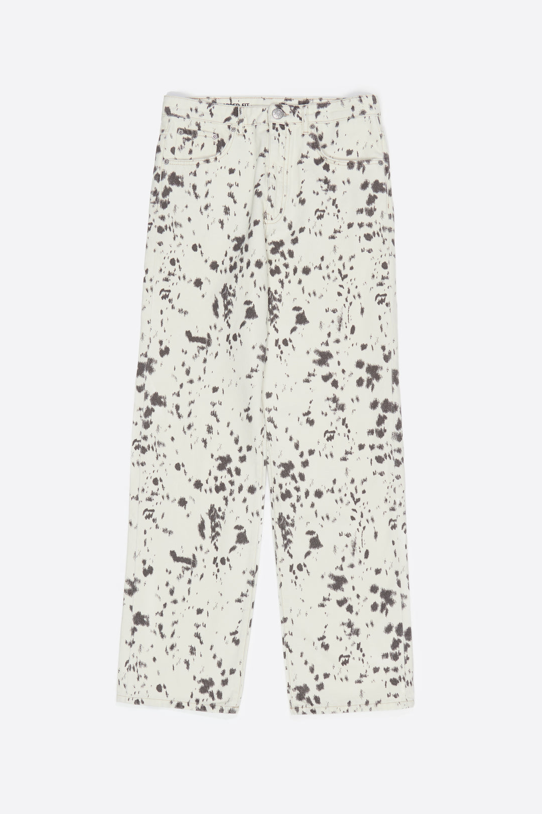 STRAIGHT CROPPED - Ivory Lynx trousers