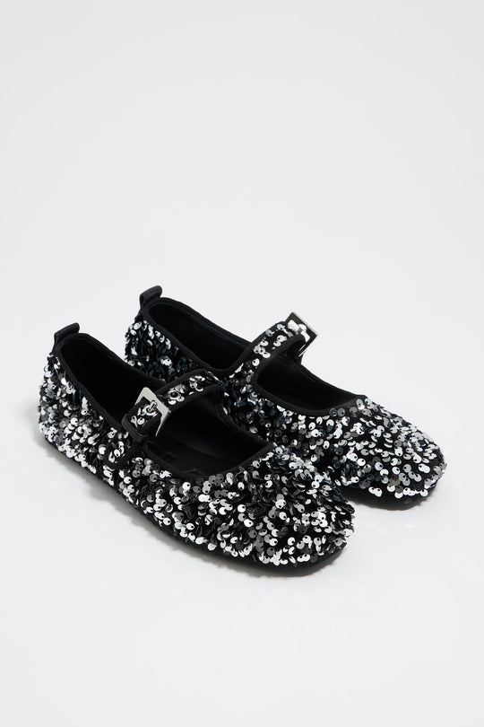 Sequin ballerina