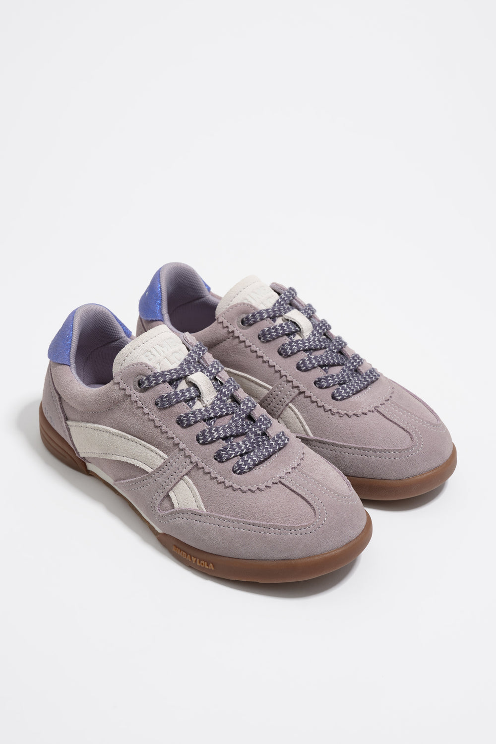 Lilac split leather 13 16 Indoor sneaker