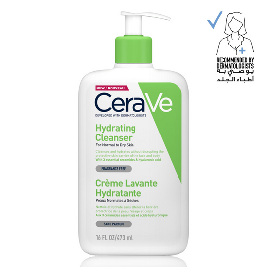 Cerave Hydrating Cleanser for Normal to Dry Skin with Hyaluronic Acid 473Ml