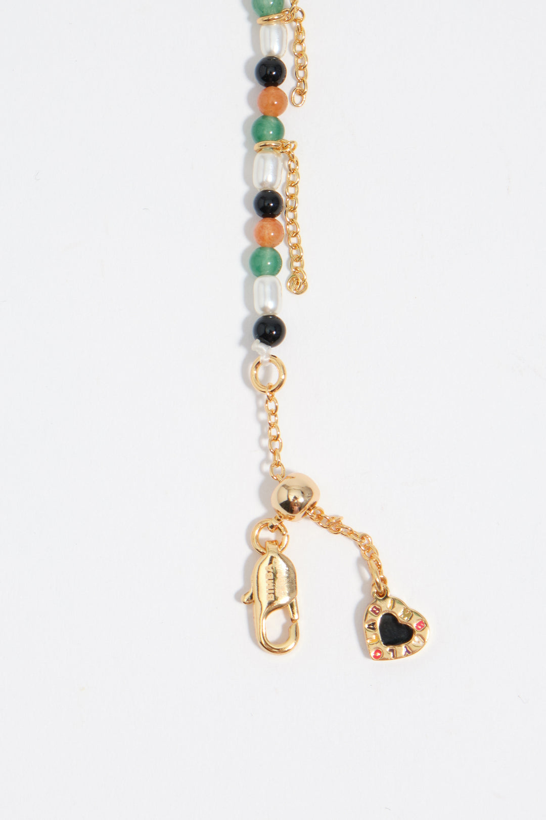 Golden chains and stones bracelet