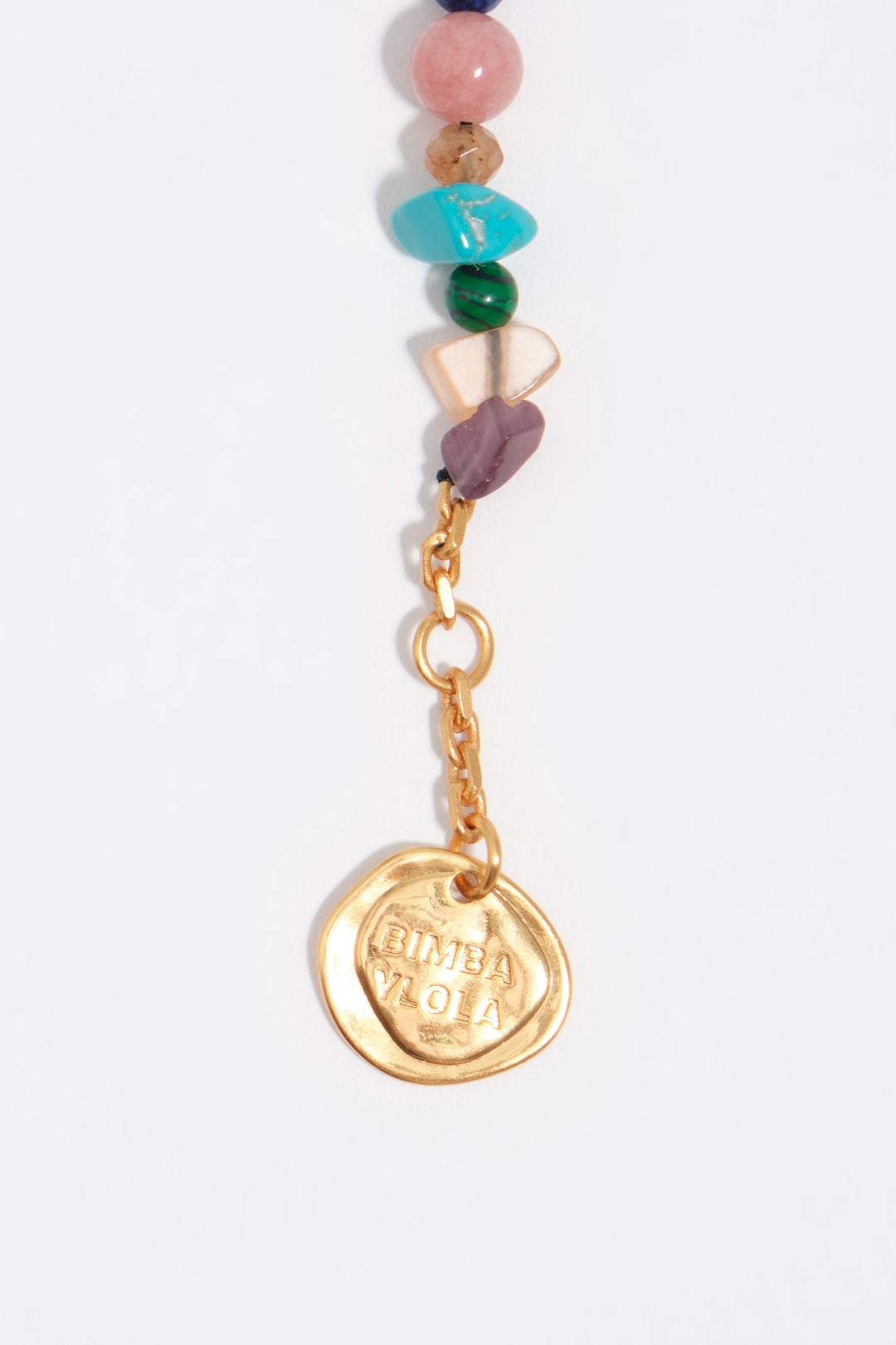 Bracelet with metal silhouettes and multicolor stones