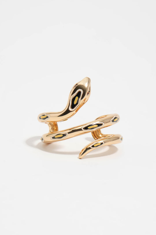 Gold snake bracelet