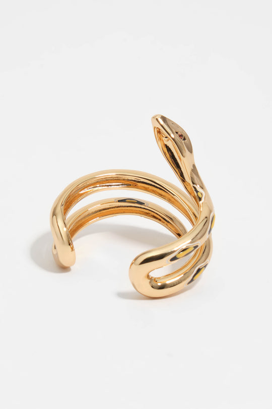 Gold snake bracelet