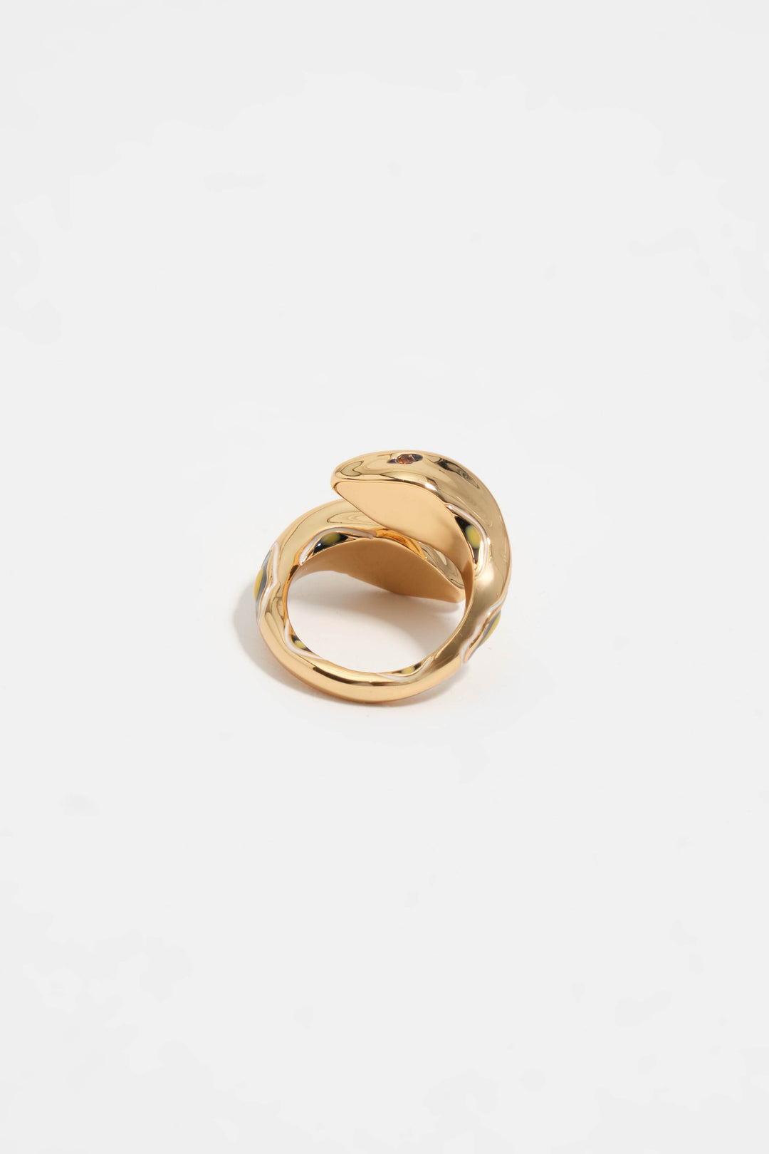 Gold snake ring