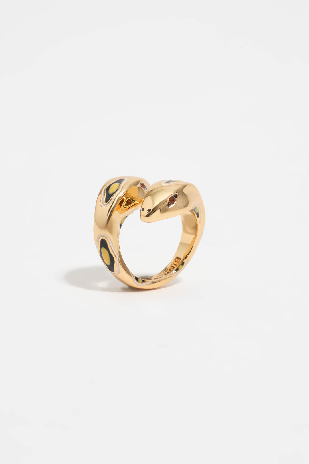 Gold snake ring