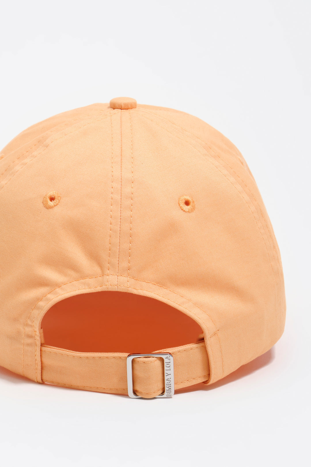 Faded orange cotton cap