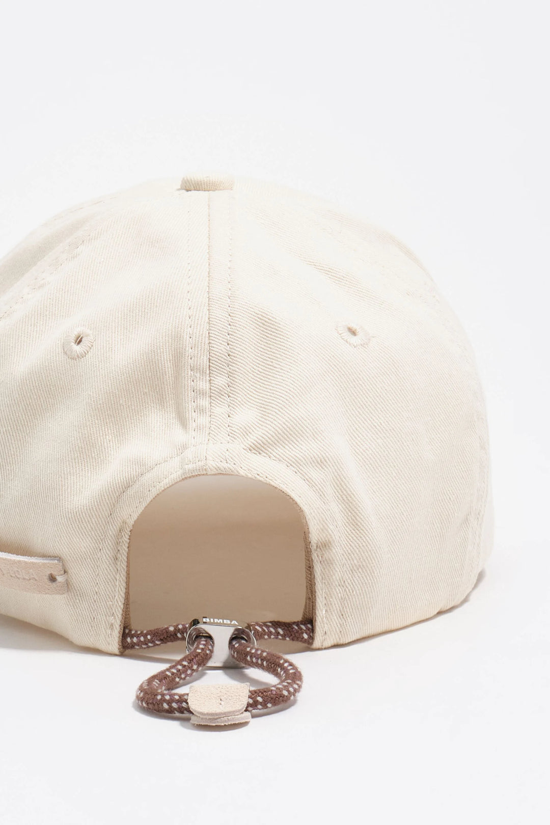 Washed black cotton cap