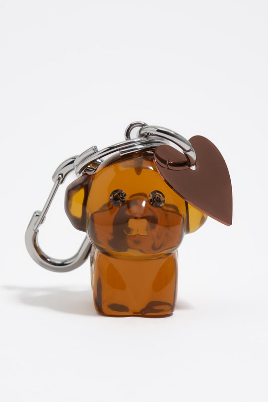 Resin dog key ring