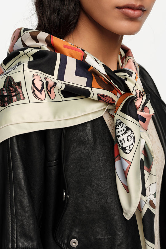 Crossword scarf