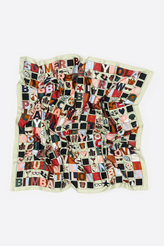 Crossword scarf