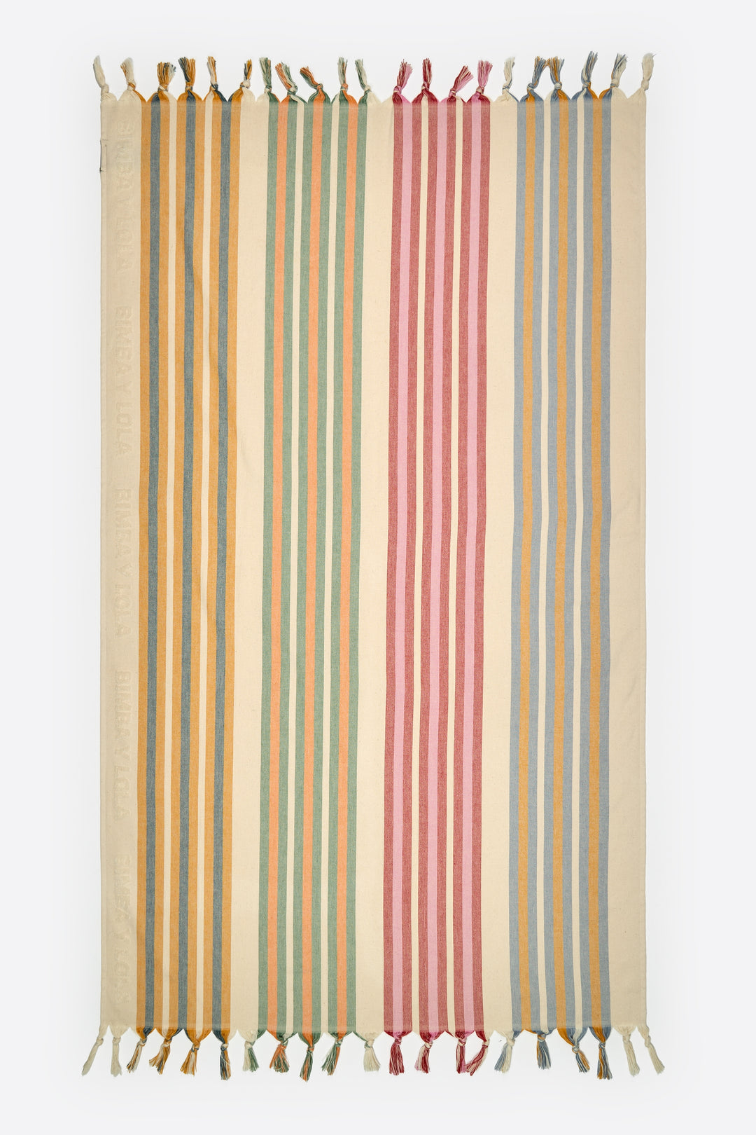 Ivory striped towel