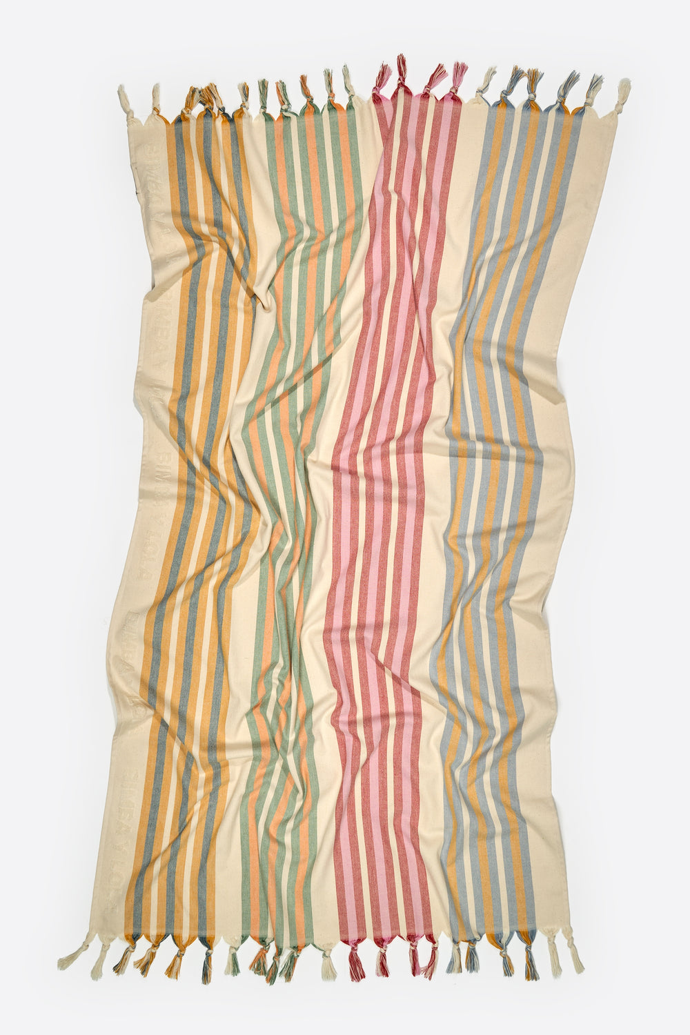 Ivory striped towel