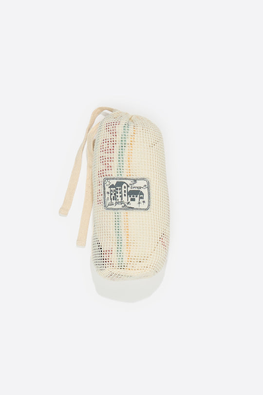 Stripes and logo towel