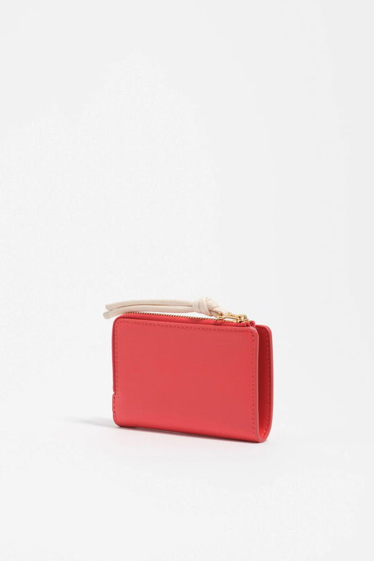 Compact purse in bright red