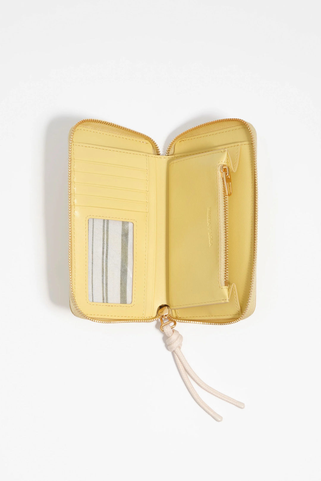 Medium banana leather horizontal wallet