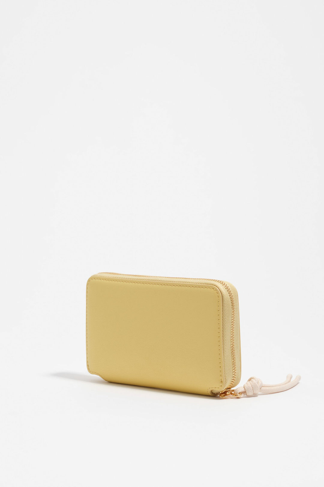 Medium banana leather horizontal wallet