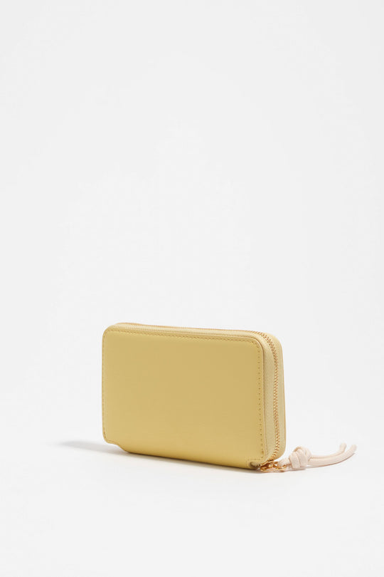 Medium banana leather horizontal wallet