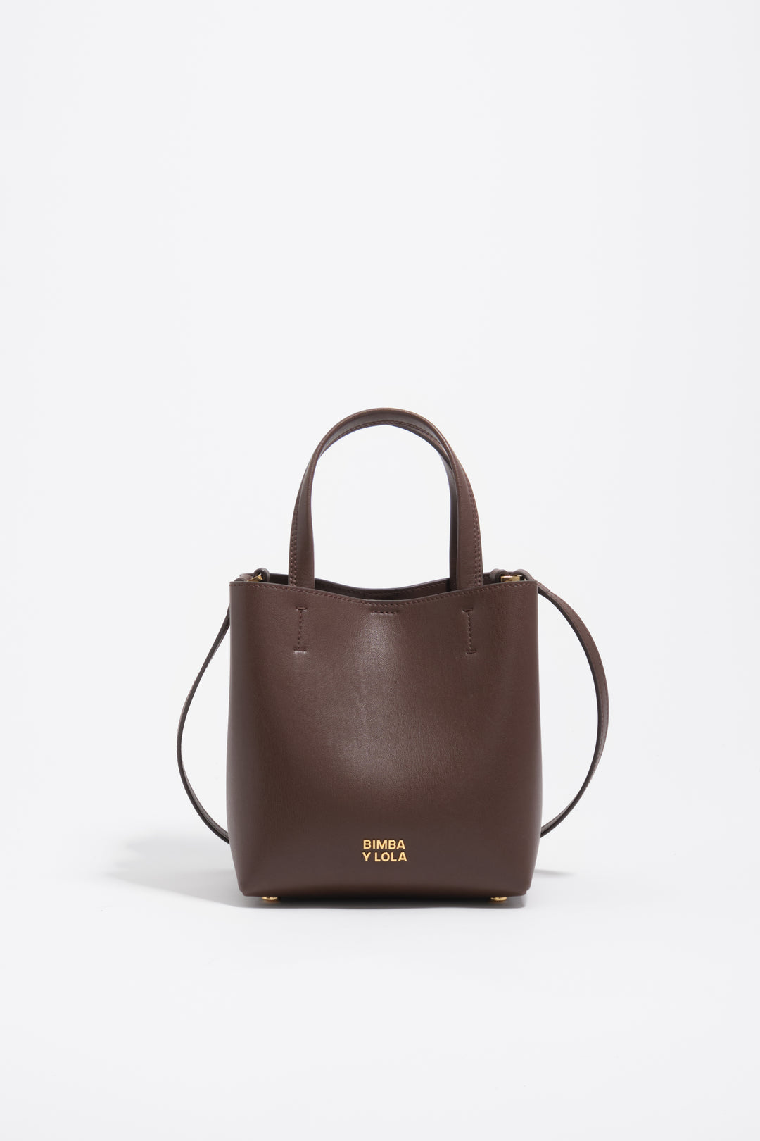 Medium chocolate leather Chihuahua bag