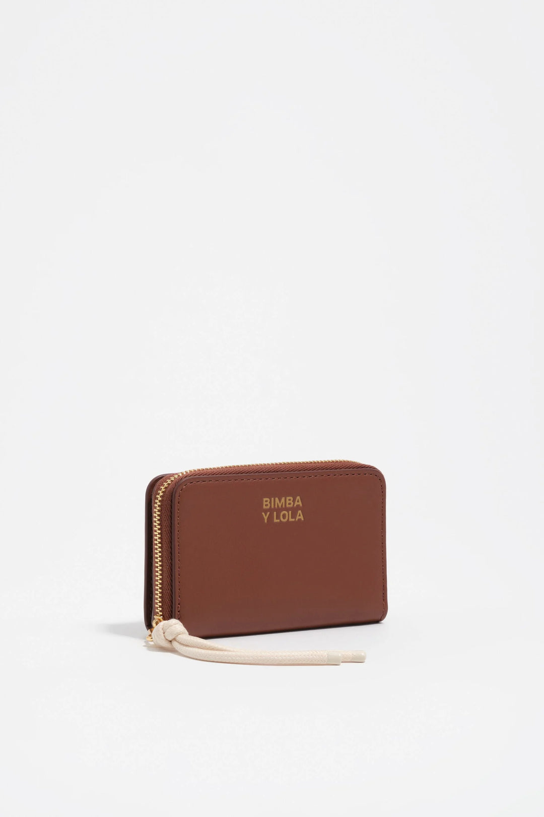 Small walnut flap purse
