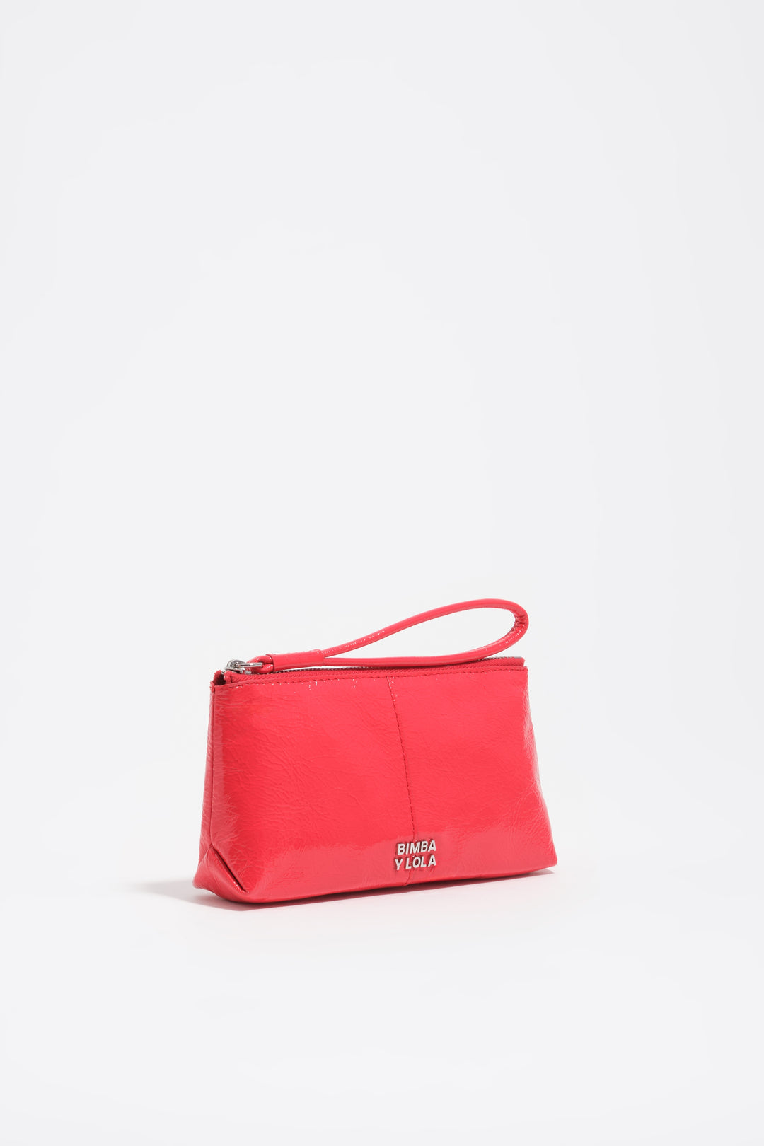 Acid red small leather coin purse