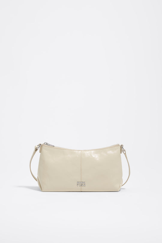 Ivory leather mini bag