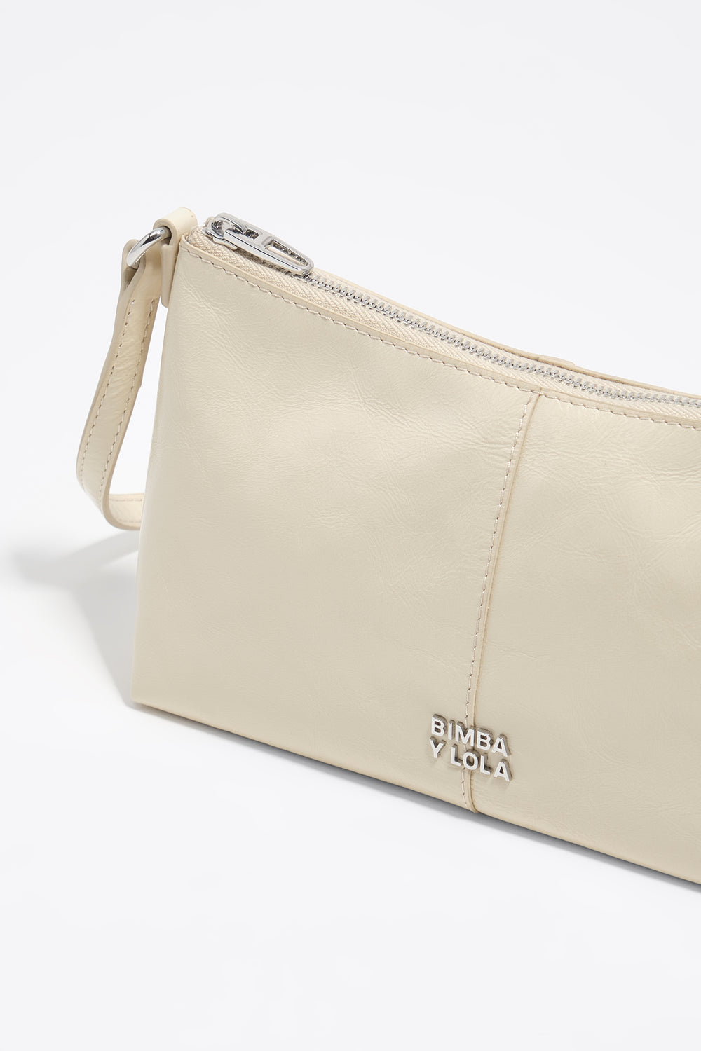 Ivory leather mini bag
