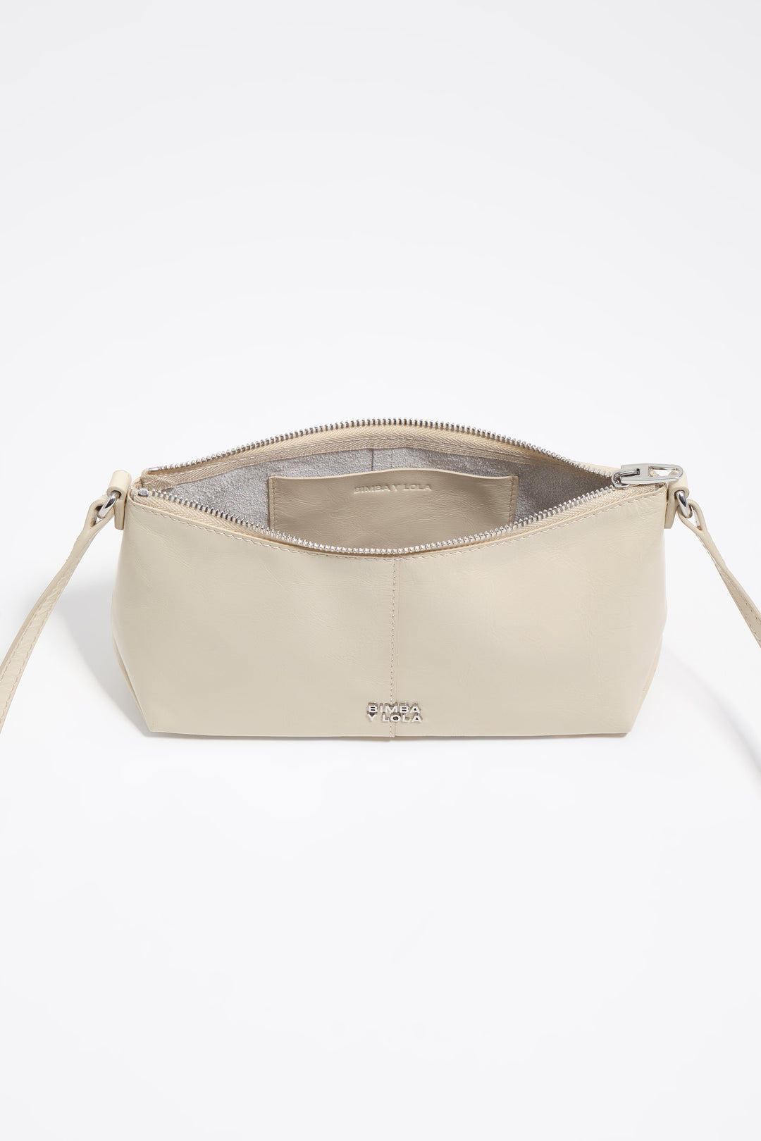 Ivory leather mini bag