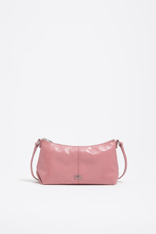 Pink leather mini bag