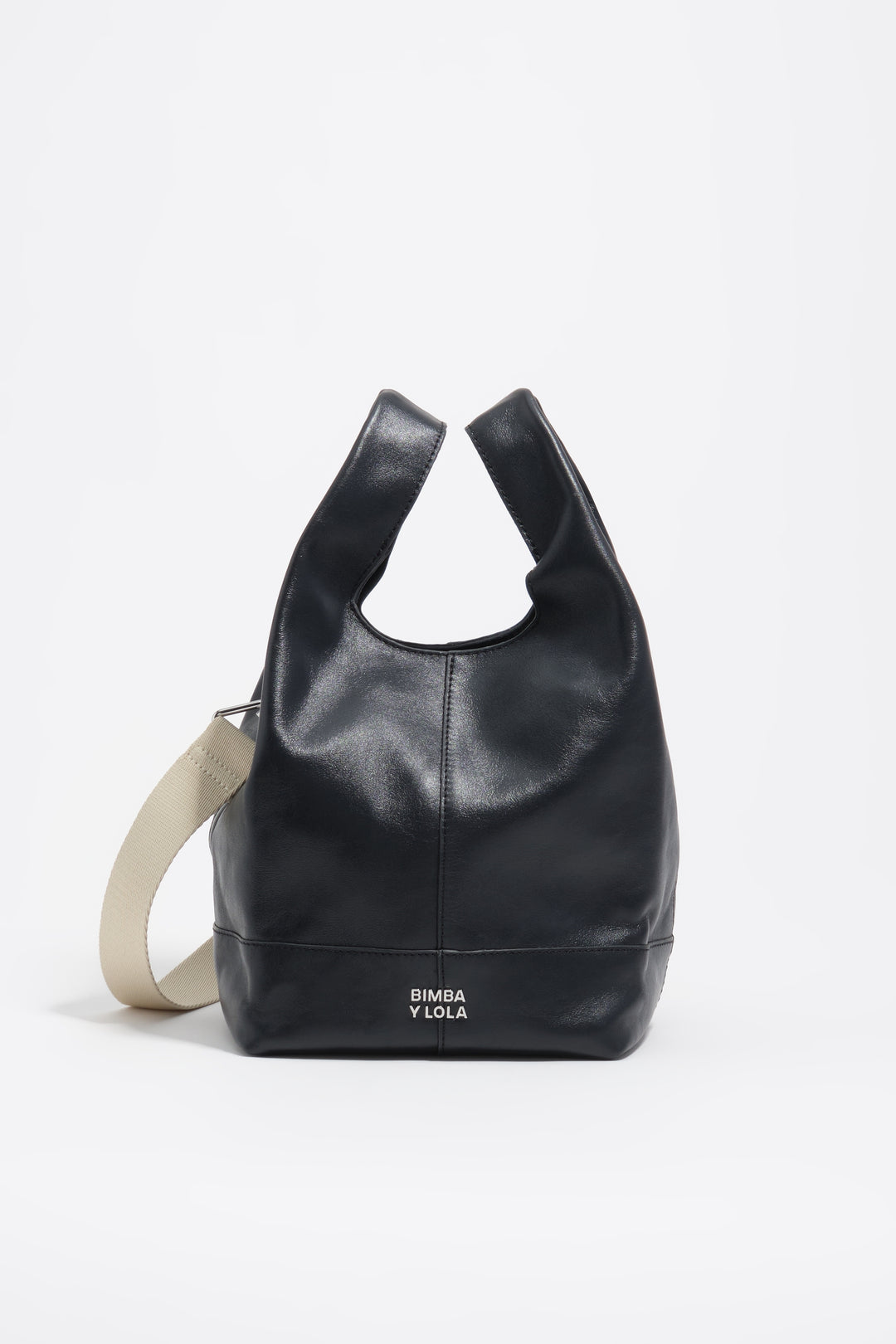 Medium petroleum leather Paper bag